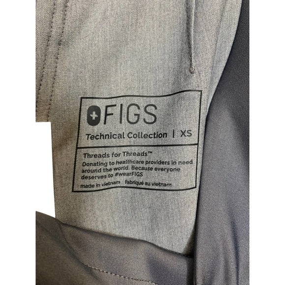 Figs Yola Skinny Scrub Pants in Graphite SZ XS NWT - Picture 3 of 9